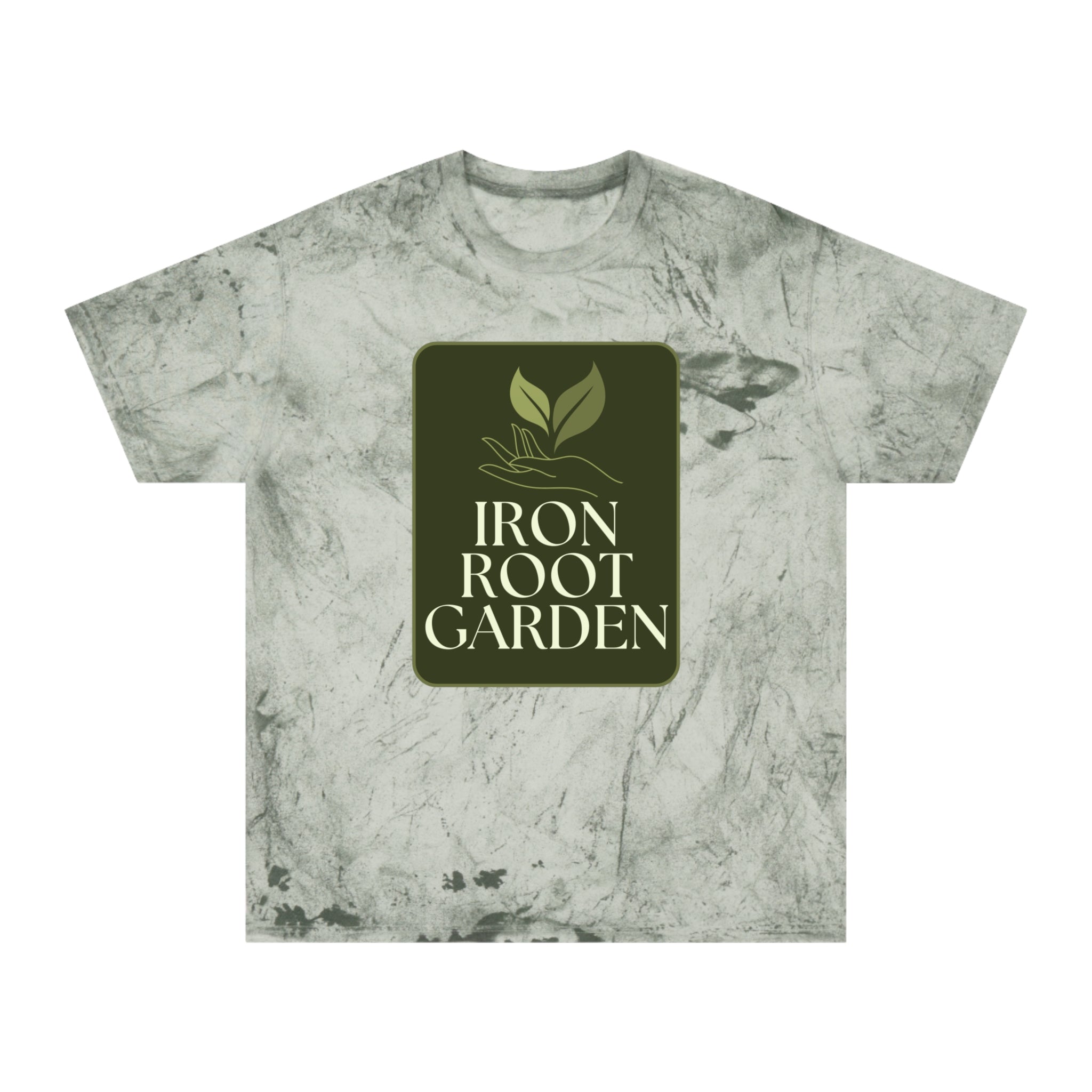 Iron Root Garden Unisex Green Color Blast T-Shirt