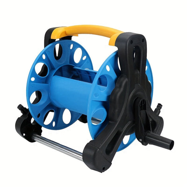 Compact Garden Hose Stand with Adjustable Frame