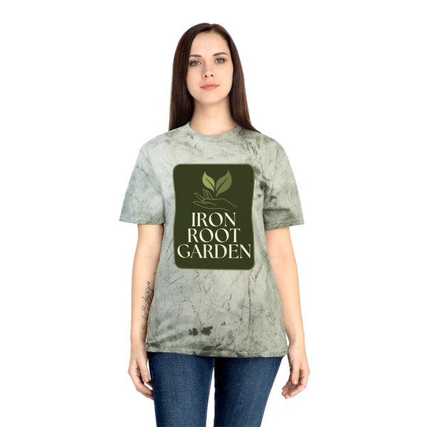 Iron Root Garden Unisex Green Color Blast T-Shirt