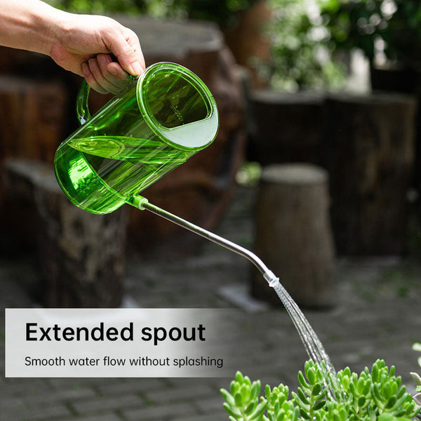 1.5L Garden Watering Can Stainless Steel Long Spout Detachable