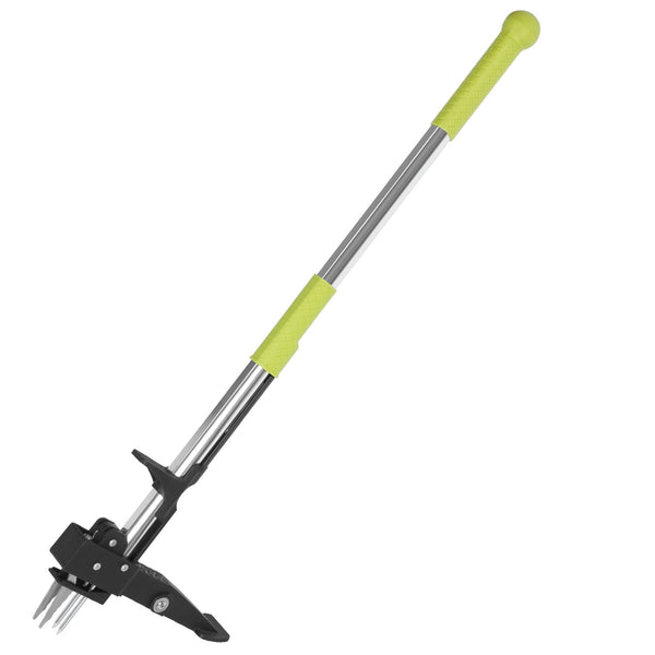 Aluminum Stand Up Weed Puller Tool 4 Claw Garden