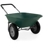 Heavy Duty 2-Wheel Multipurpose Rust Proof Wheelbarrow - Green-2