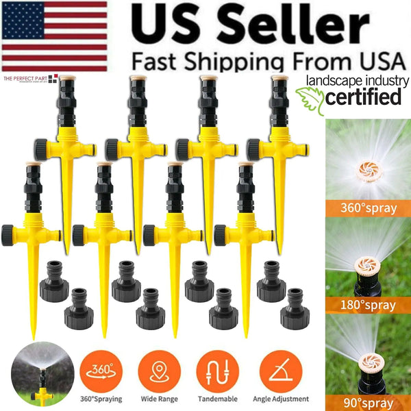 360 Rotation Garden Sprinkler Auto Irrigation Lawn Water Saver