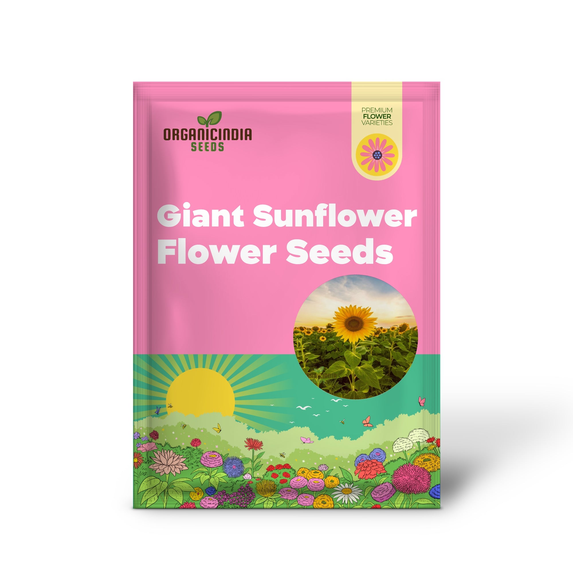 Giant Sunflower Seeds Mammoth Edible Garden Backyard Planting Seeds