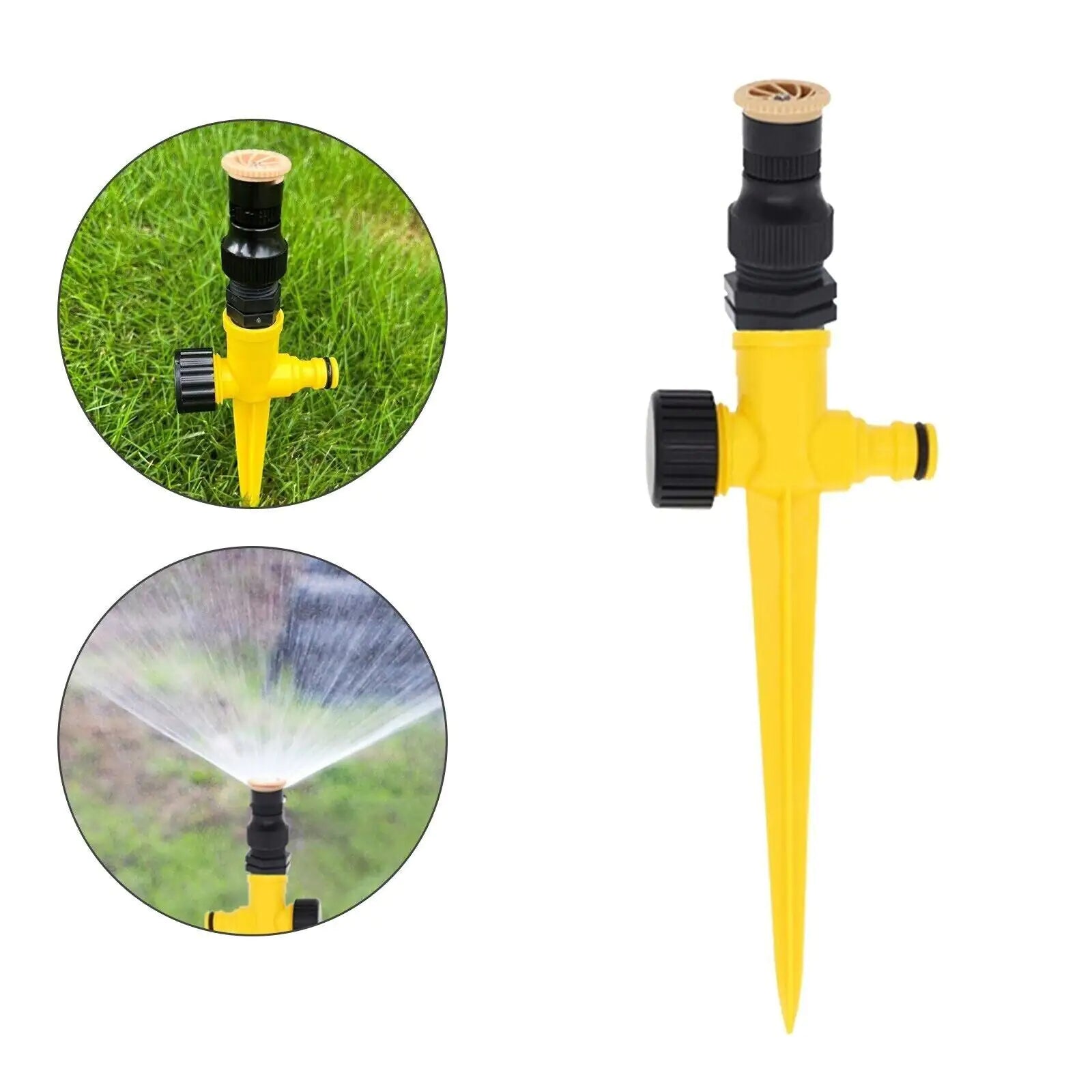 360 Rotation Garden Sprinkler Auto Irrigation Lawn Water Saver
