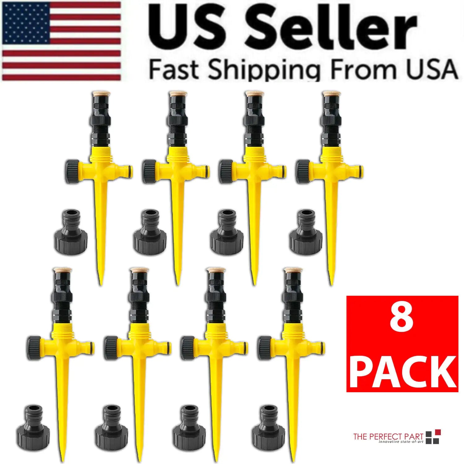 360 Rotation Garden Sprinkler Auto Irrigation Lawn Water Saver